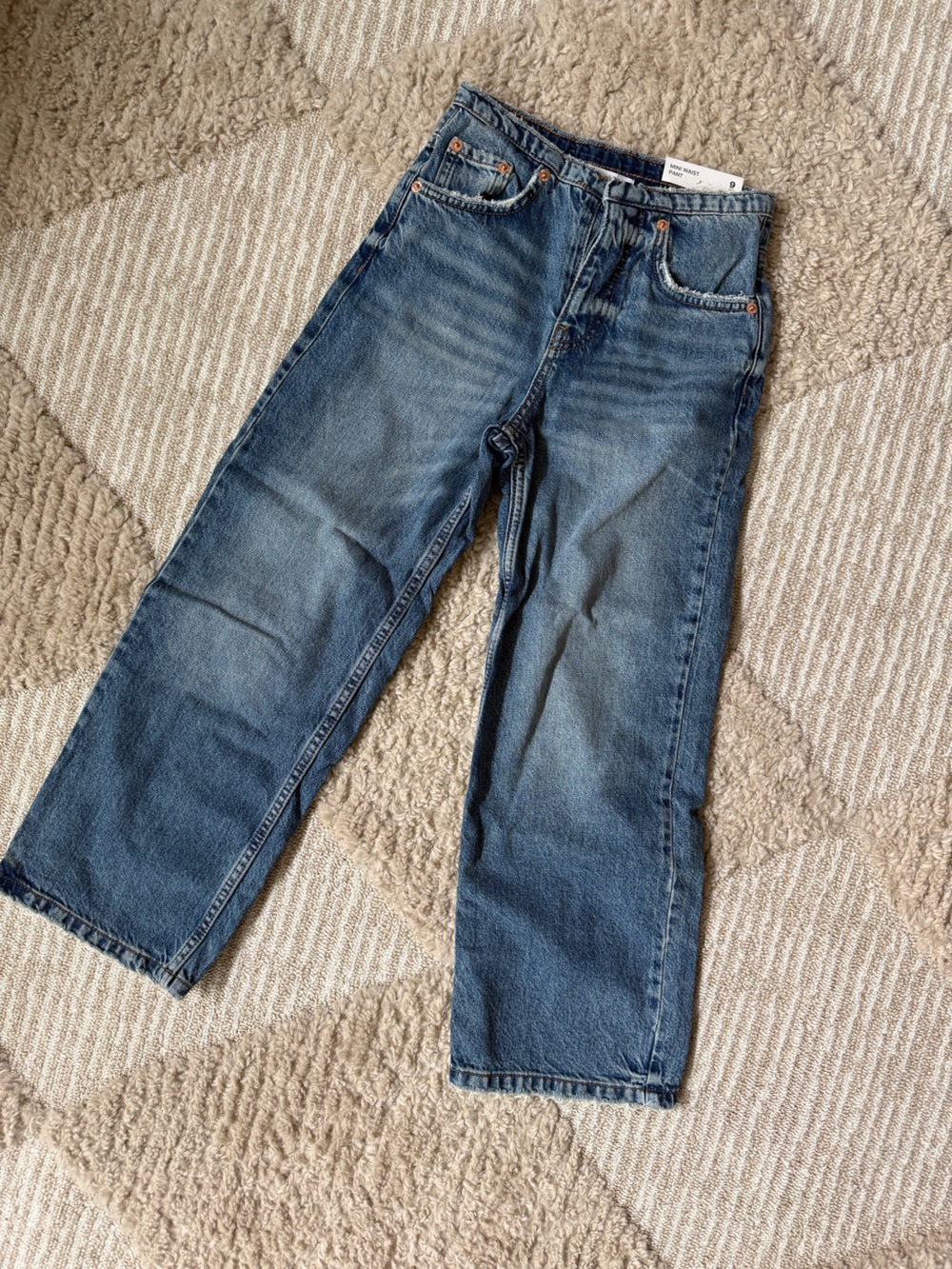 Zara Girls Wide Leg Jeans size 9